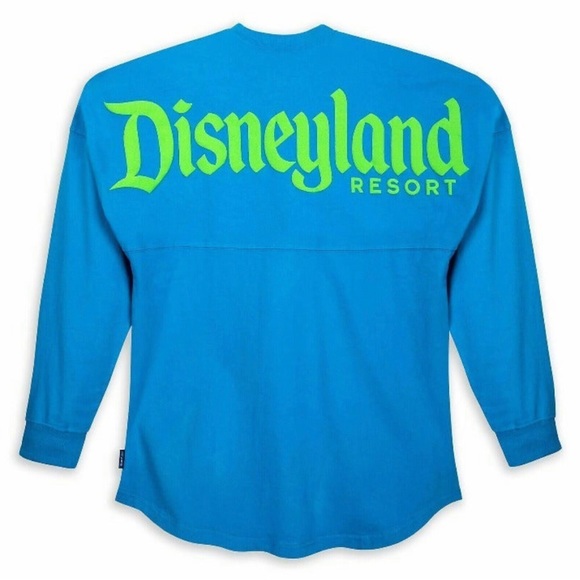 NWT Disneyland Parks Exclusive Neon Blue Spirit Jersey